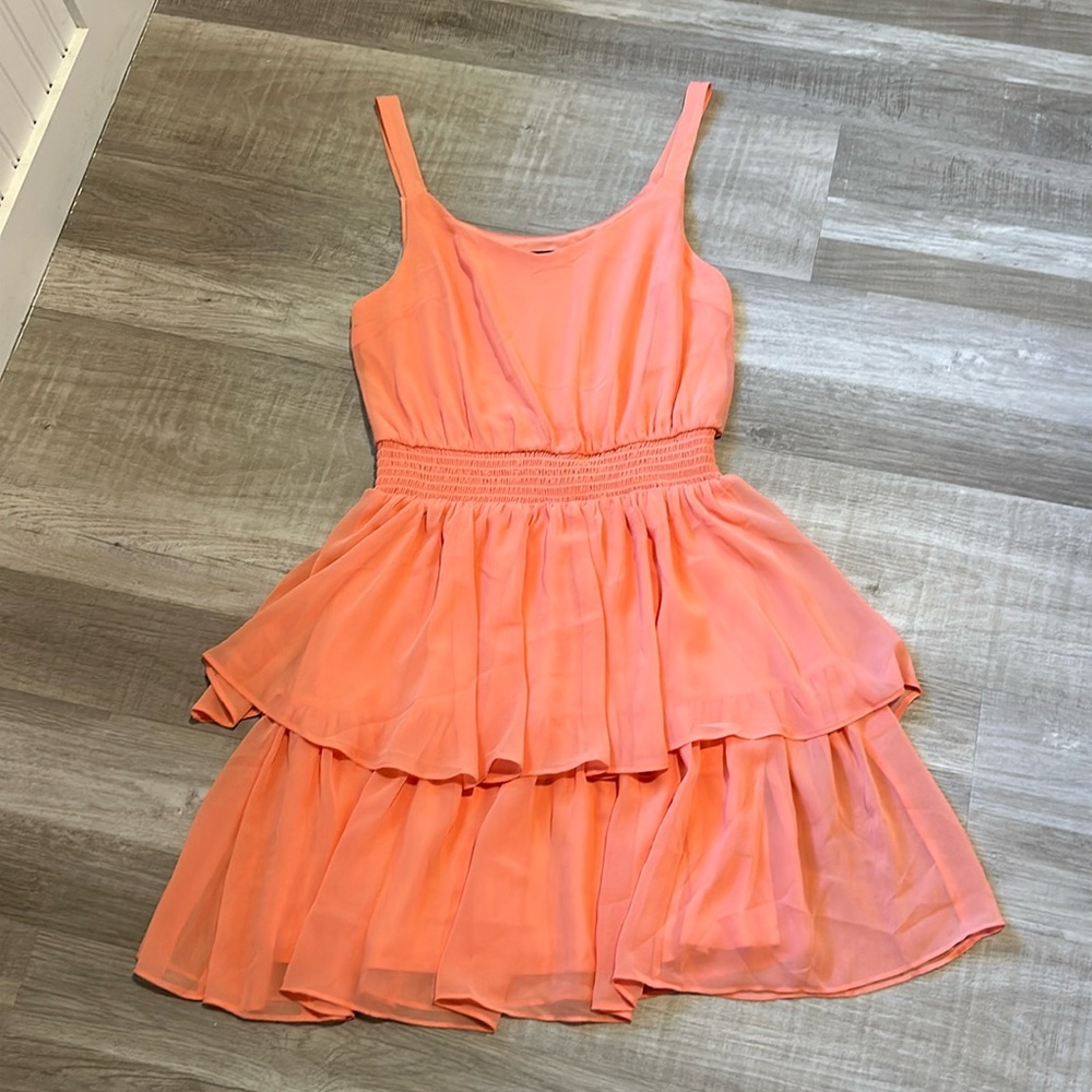 Peachy party dress